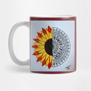 Sunflower Mandala Mug